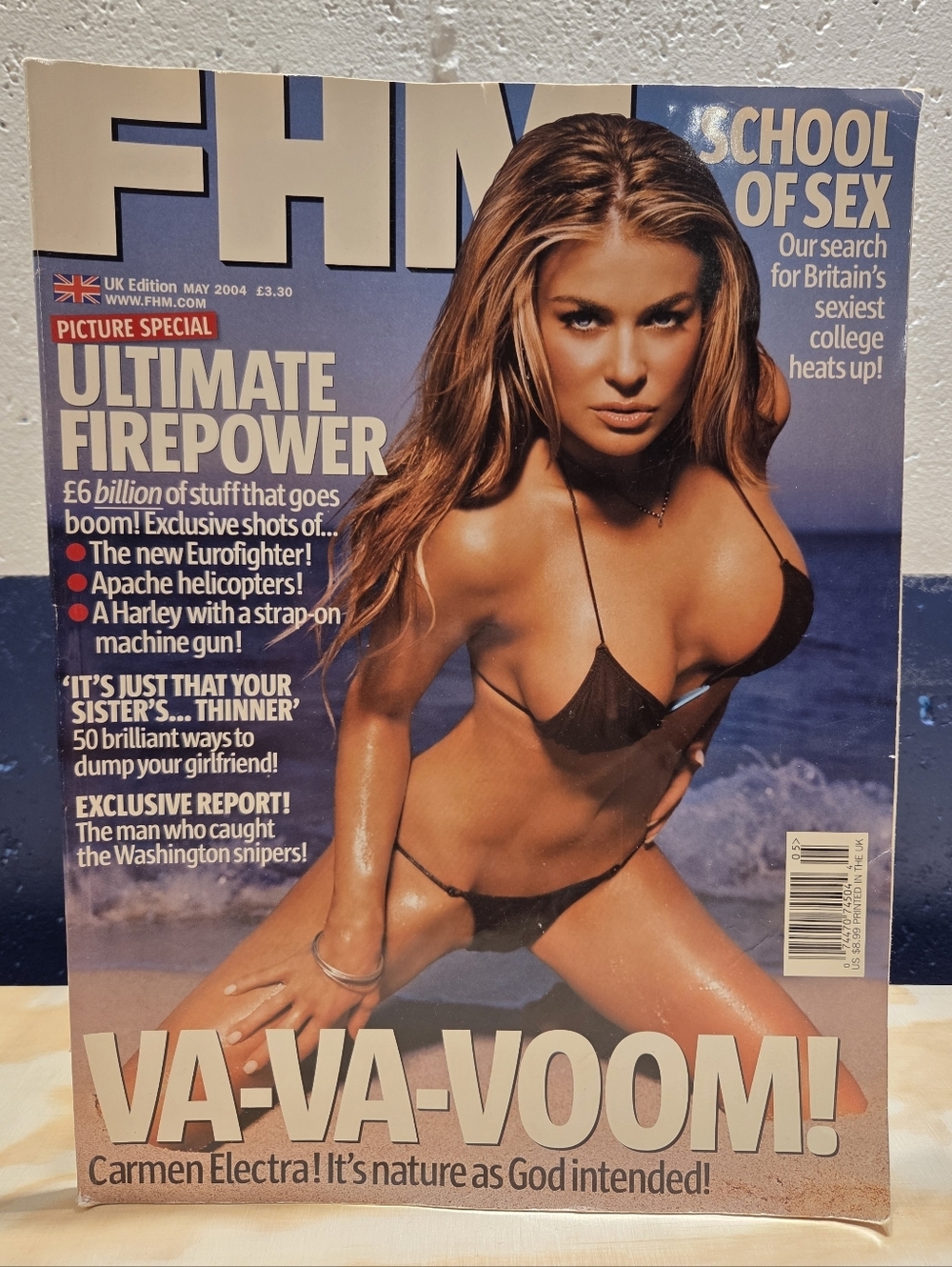 FHM Magazine (UK Edition) - May 2004 - Issue #173 - Carmen Electra Cover